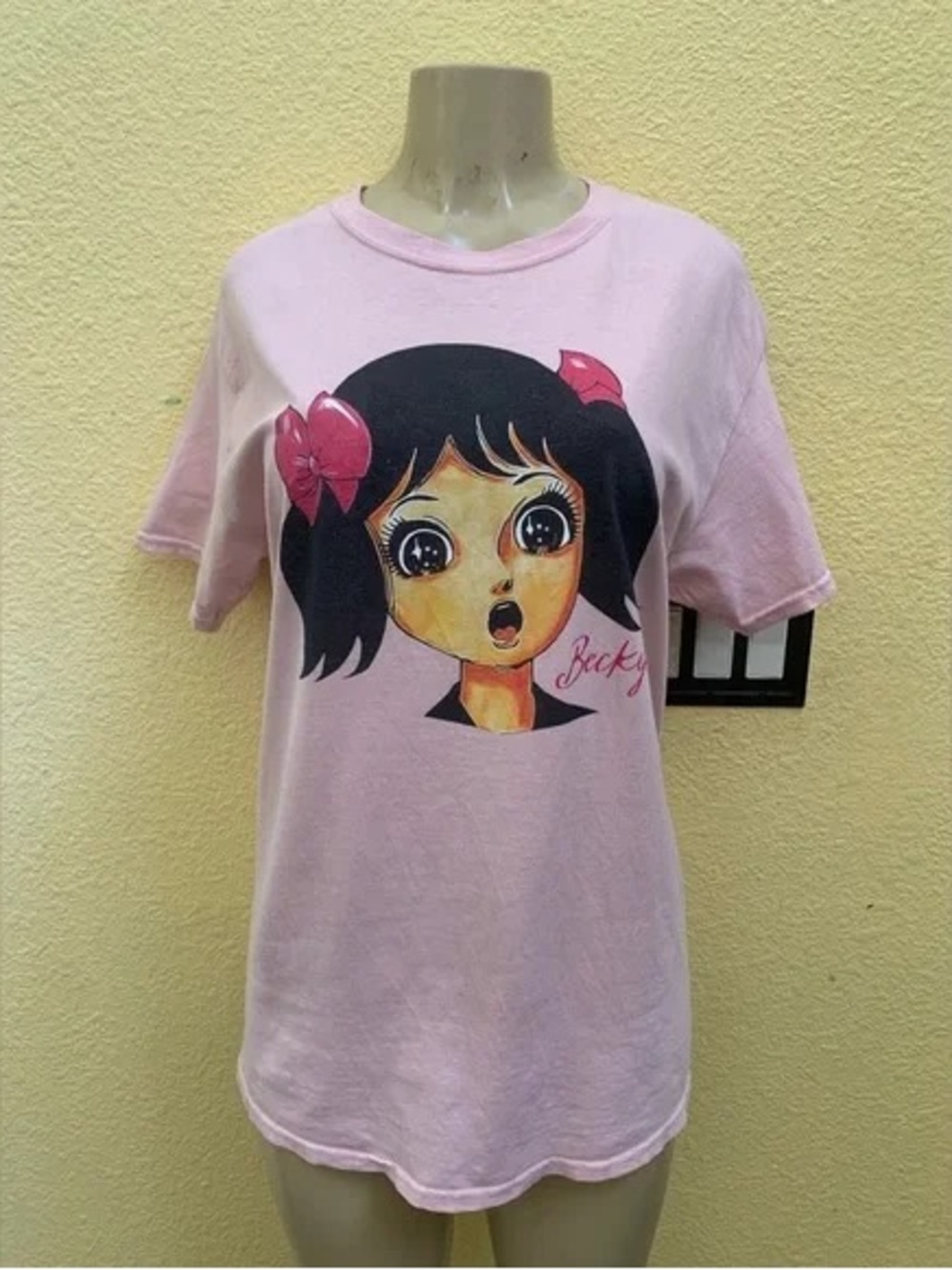 Becky Graphic Pink Kids Short Sleeve Tee